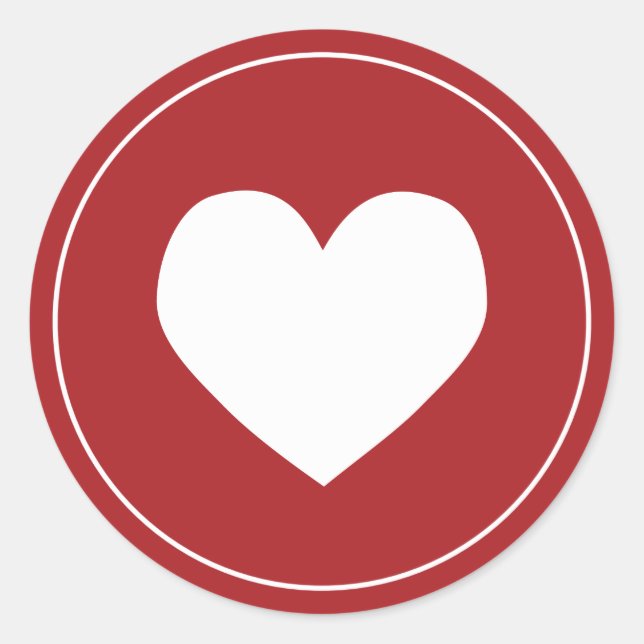 Merry Christmas with Love Holiday Envelope Seal (Front)