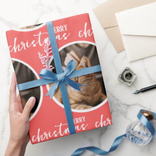 Merry Christmas with One Circle Photo Wrapping Paper