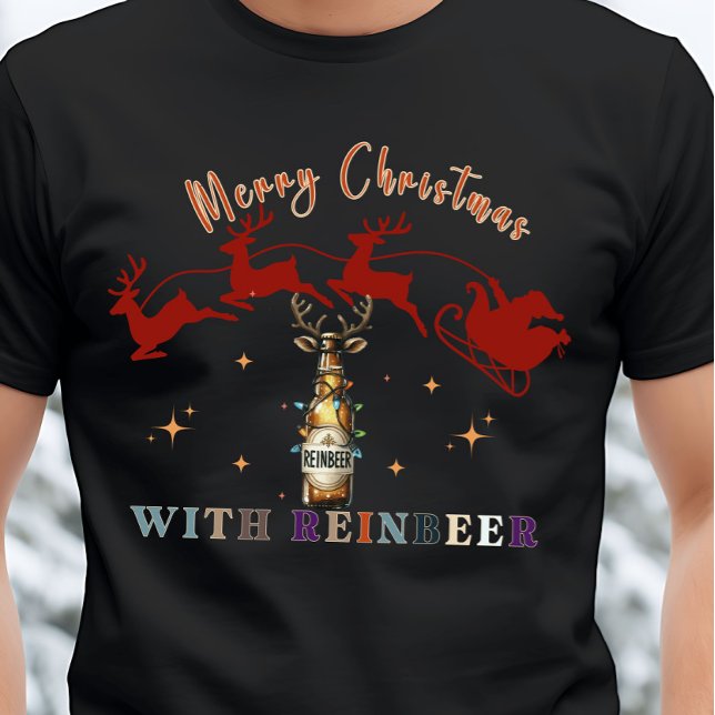 Merry Christmas with Rainbeer  T-Shirt (Creator Uploaded)