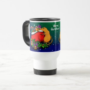 Merry Christmas with Rat Prince Travel Mug
