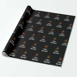 Merry Christmas with Spanish flag Wrapping Paper