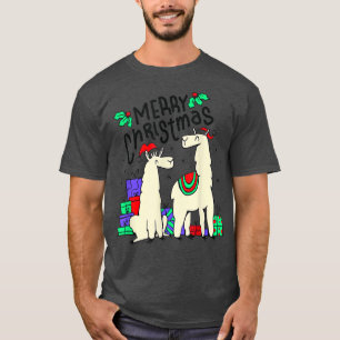 Merry Christmas with this cute lama, llama T-Shirt