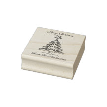 Merry Christmas with tree and family name
