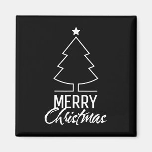 Merry Christmas Women Men Kids Boys Girls Xmas Tre Magnet