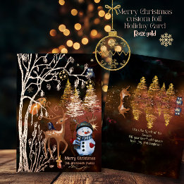 Merry Christmas Woodland Enchanted Forest