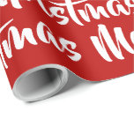 Merry Christmas Wrapping Paper<br><div class="desc">Unique festive Christmas wrapping paper.</div>