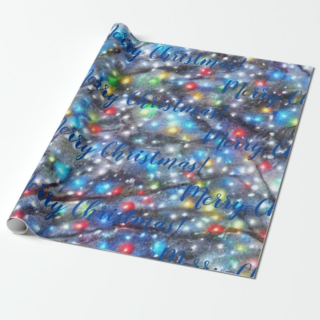 Merry Christmas! Wrapping Paper (Unrolled)