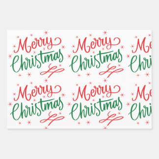 Merry Christmas Wrapping Paper 