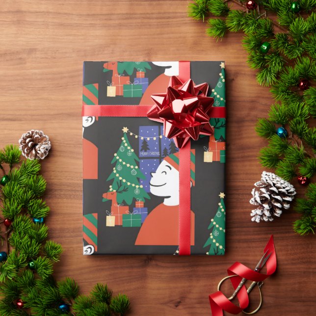 Merry Christmas Wrapping Paper (Holiday Gift)