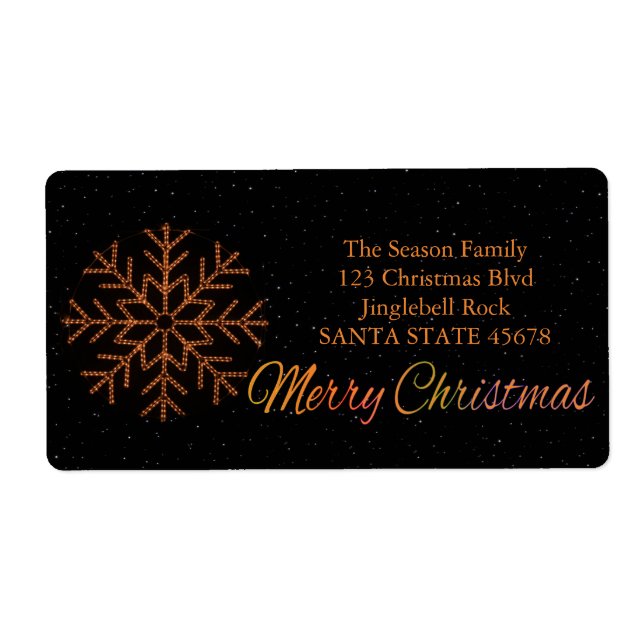 Merry Christmas x-mas Crystal Light (Front)