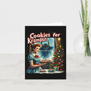 Merry Christmas Xmas Cookies For Krampus Graphic U Card