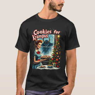 Merry Christmas Xmas Cookies For Krampus Graphic U T-Shirt
