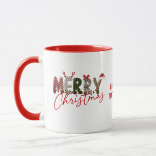 Merry Christmas, Xmas Family Matching Party Red Mug