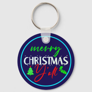 Merry Christmas Y'all-85217 Key Ring