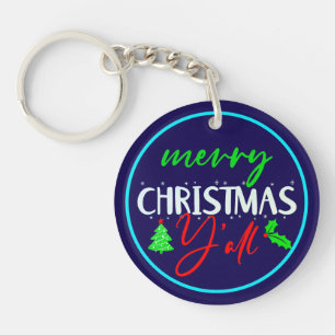 Merry Christmas Y'all-85217 Key Ring