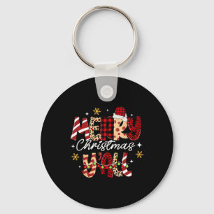 Merry Christmas Y'all Christmas Xmas Men Women Kid Key Ring