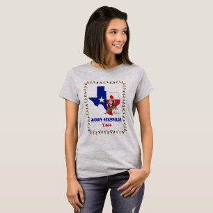 Merry Christmas Y'All Texas Style T-Shirt