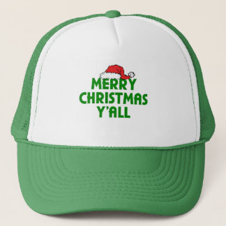 Merry Christmas Yall Trucker Hat