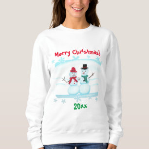 Merry Christmas, year, snow people shirts