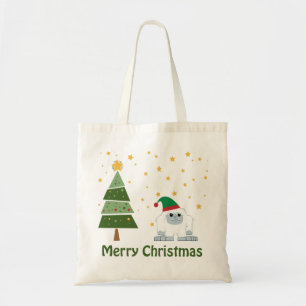 Merry Christmas Yeti Tote Bag