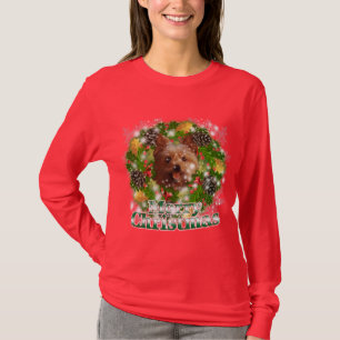 Merry Christmas Yorkie T-Shirt
