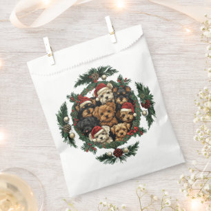 Merry Christmas Yorkshire Terrier Dogs Favour Bags