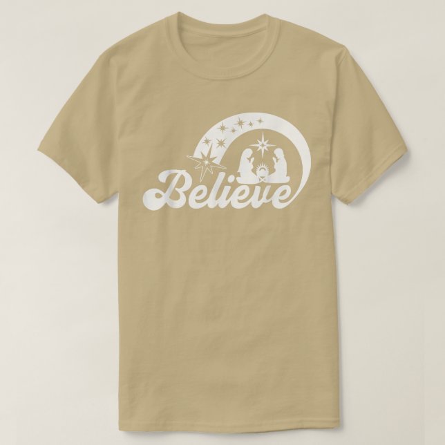 Merry ChristmasBelieve  T-Shirt (Design Front)