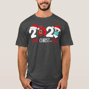 Merry ChristMask 2020 Christmas Santa Face Mask T-Shirt