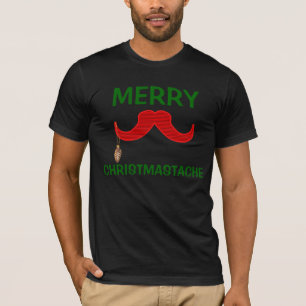 Merry Christmastache Moustache Christmas Shirts