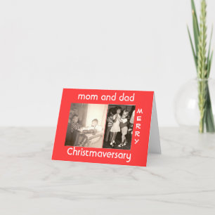 Merry Christmaversary Holiday Card