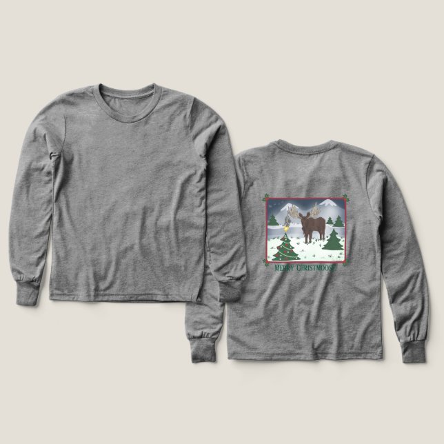 Merry Christmoose! (Design Front & Back)