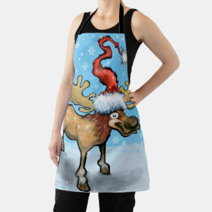 Merry Christmoose Apron