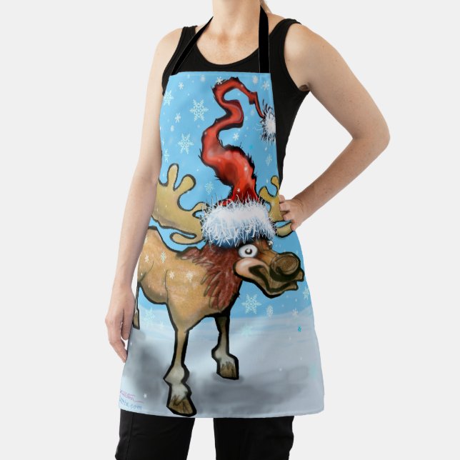 Merry Christmoose Apron (Insitu)