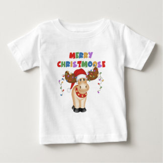 Merry Christmoose Christmas Baby T-Shirt