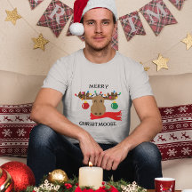 Merry Christmoose Funny Christmas