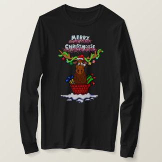 “Merry Christmoose” Santa Moose T-shirt