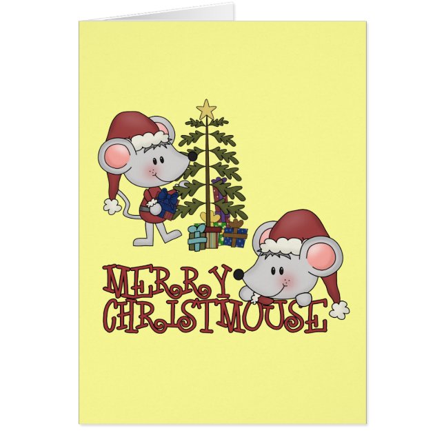 Merry Christmouse With Tree (Front)