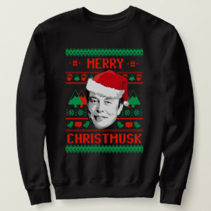 Merry Christmusk UGLY CHRISTMAS SWEATER
