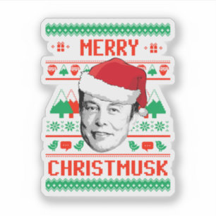 Merry Christmusk UGLY CHRISTMAS SWEATER
