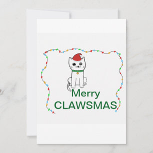 Merry CLAWSMAS  Holiday Card
