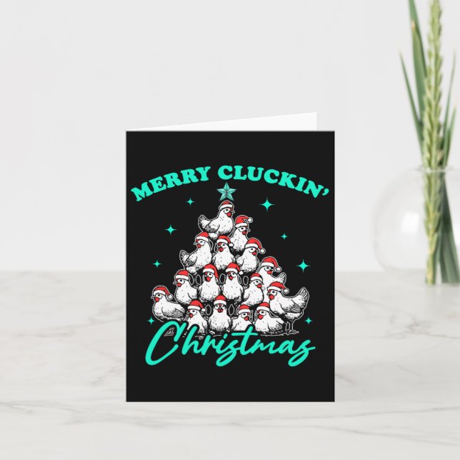 Merry Cluckin' Christmas  Card (Front)