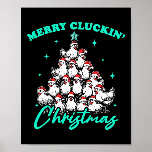 Merry Cluckin' Christmas  Poster (Front)