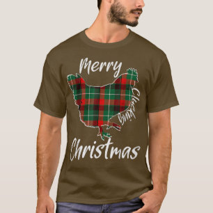 Merry Clucking Christmas Funny Chicken Lover Farme T-Shirt