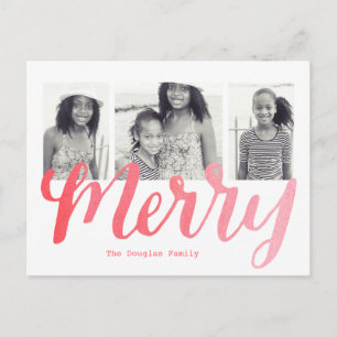 Merry Collection Holiday Postcard