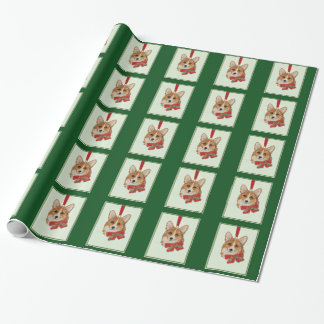 "Merry Corgi Christmas" wrapping paper