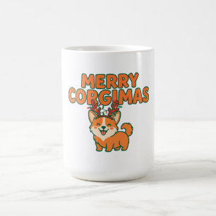 Merry Corgimas Funny Corgi Christmas Dog Mom Gift Coffee Mug