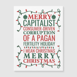 Merry Corruption Of A Pagan Holiday, Santa Gift T