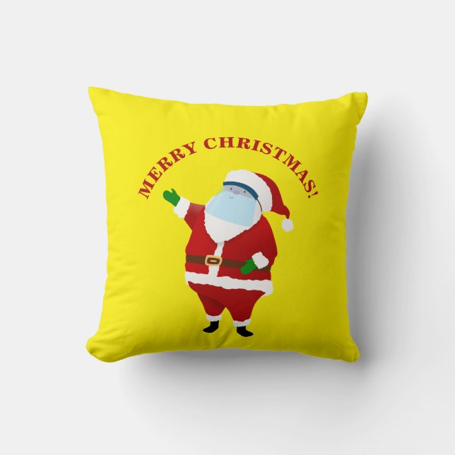 Merry Covid Christmas Cushion (Front)