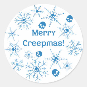Merry Creepmas! Classic Round Sticker