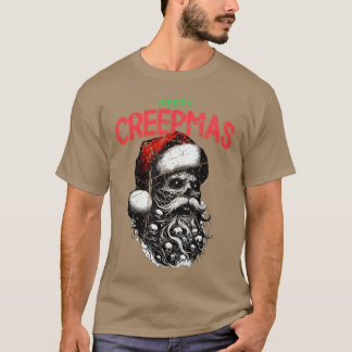 Merry Creepmas Creepy Christmas Horror Movie Fan G T-Shirt